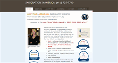 Desktop Screenshot of immigrationinamerica.com