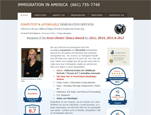 Tablet Screenshot of immigrationinamerica.com